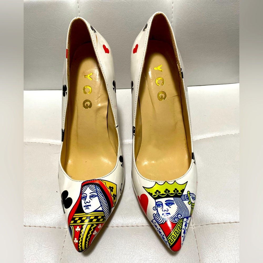 Beautiful and eclectic queen and king shoes!